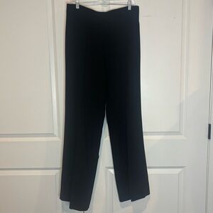 Zara Black Side Zip Wide Leg Trouser Pants L
